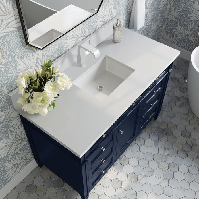 James Martin Brittany 48" Single Bathroom Vanity, Victory Blue