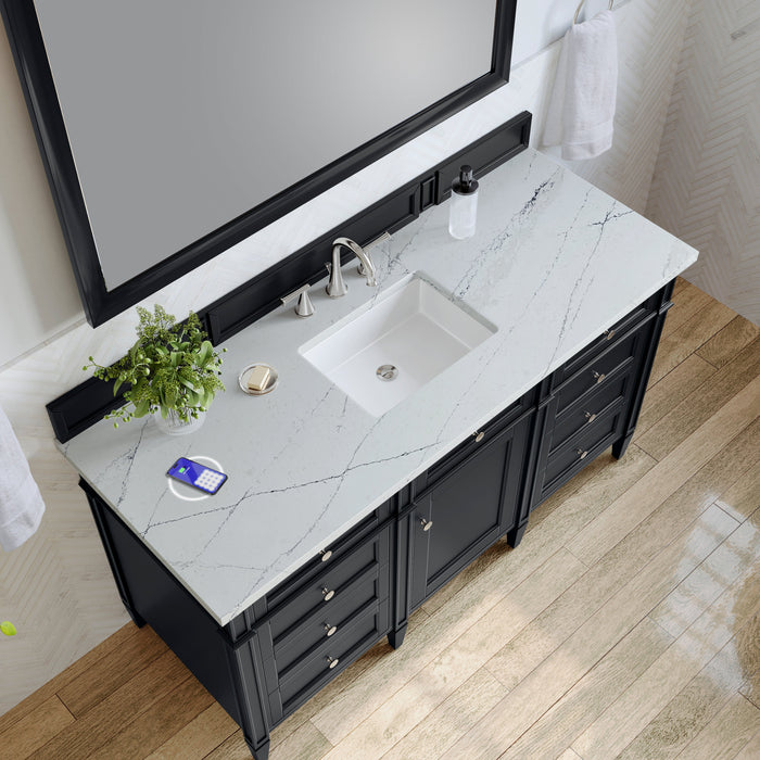 James Martin Brittany 60" Single Bathroom Vanity, Black Onyx