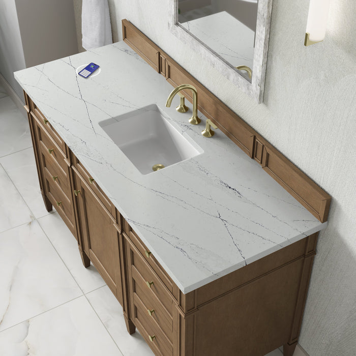 James Martin Brittany 60" Single Bathroom Vanity, Pecan