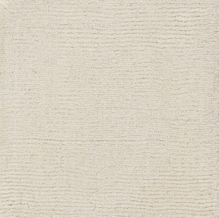 Brockton Solid Wool Light Beige Area Rug