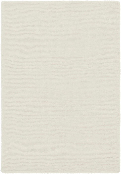 Brockton Solid Wool Light Beige Area Rug