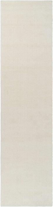 Brockton Solid Wool Light Beige Area Rug
