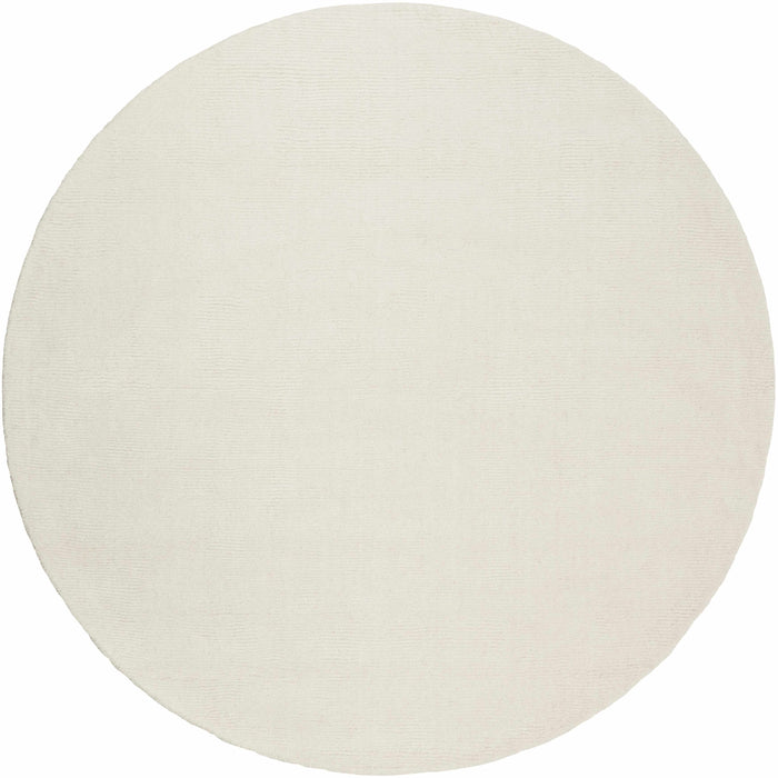 Brockton Solid Wool Light Beige Area Rug