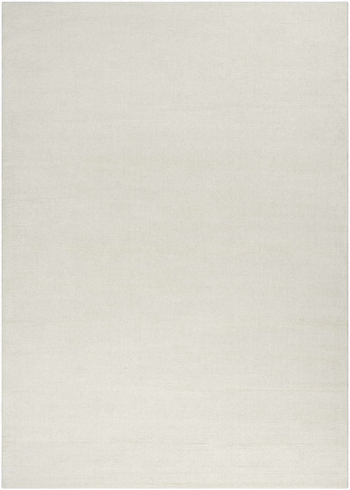 Brockton Solid Wool Light Beige Area Rug