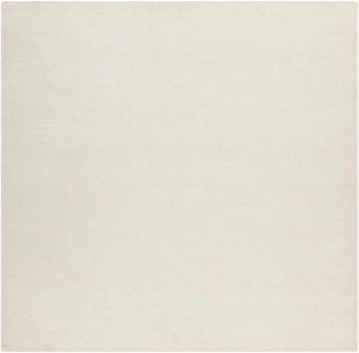 Brockton Solid Wool Light Beige Area Rug