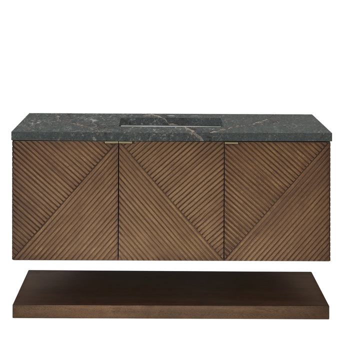 James Martin Marcello 48" Floating Single Bathroom Vanity, Chestnut
