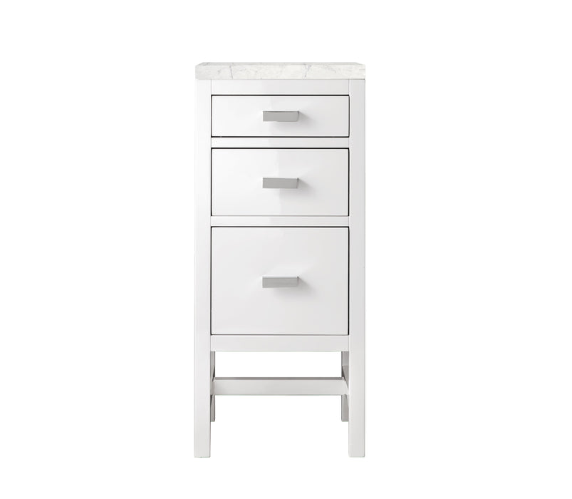 James Martin Addison 15" Base Cabinet, Glossy White