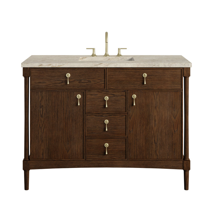 James Martin Kinnsden 48" Single Bathroom Vanity, Sable Oak
