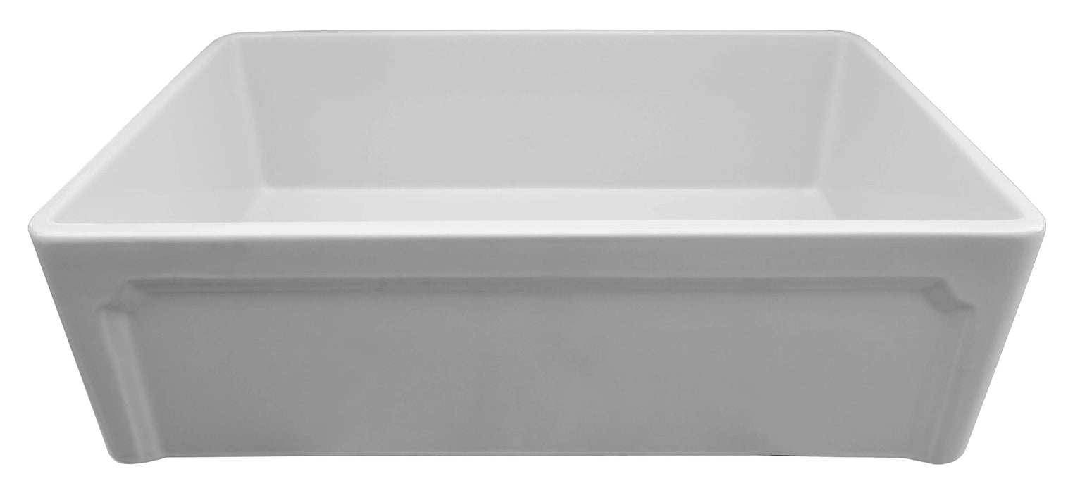 ALFI brand 33" Reversible Single Fireclay Farmhouse Kitchen Sink AB3320SB