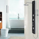 59 Inch Tempered Glass Shower Panel with Hand Shower