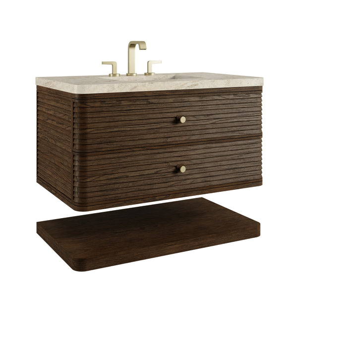 James Martin Allamari 36" Floating Single Bathroom Vanity, Sable