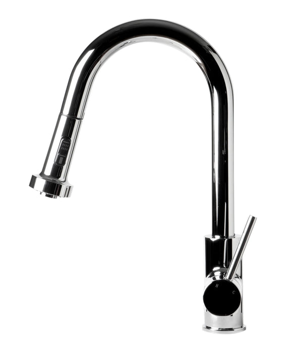 ALFI brand Sensor Gooseneck Pull Down Kitchen Faucet ABKF3262