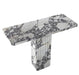 Calacatta Viola Marble Designer Console Polished (W)15" (L)40" (H)32" angle view
