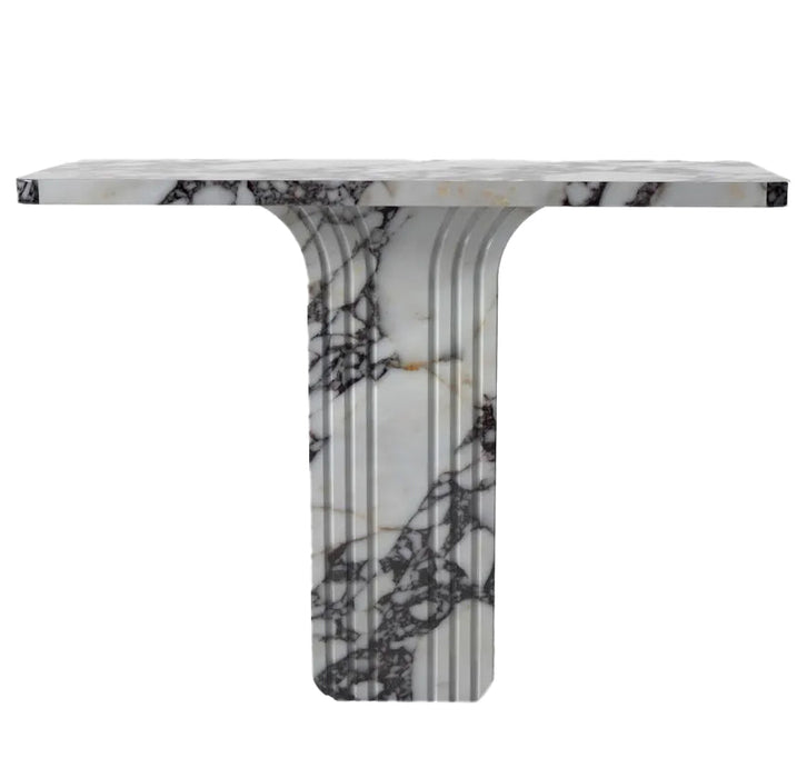 Calacatta Viola White Marble Designer Console - Polished 40x15