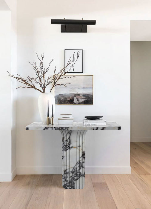 Calacatta Viola White Marble Designer Console - Polished 40x15