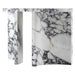 Calacatta Viola Marble Designer Arched Legs Console Polished (W)15" (L)40" (H)32" side view