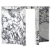 Calacatta Viola Marble Designer Arched Legs Console Polished (W)15" (L)40" (H)32" side view 2