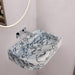 Calacatta Viola Marble Wall-mount Bathroom Rectangular Corner Sink (W)16" (L)24" (H)4" bathroom view