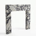 Calacatta Viola Marble Fluted Fireplace Mantel Polished (L)36" (H)40" (D)2.5"