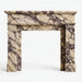 Calacatta Viola Marble Fluted Fireplace Mantel Polished (L)70" (H)52" (D)7"