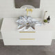 Calacatta Viola Marble Handcrafted Vessel Sink Honed Leaf Design Bathroom Vanity