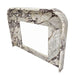 Calacatta Viola Marble Modern Fireplace Mantel Polished (L)69" (H)50" (D)6"