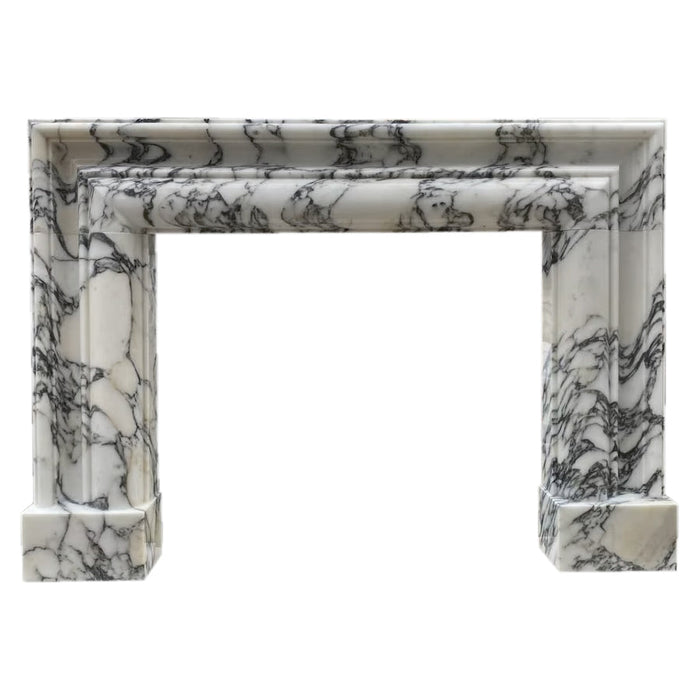 Calacatta Viola Marble Hand-carved Fireplace Mantel Polished NTRVS202