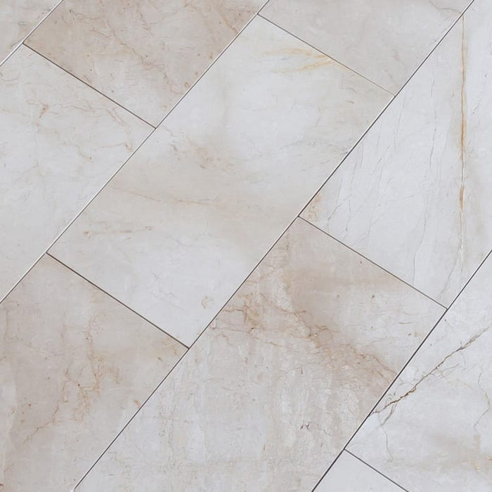 Calista Cream Light Beige Marble Floor and Wall Tile - Livfloors Collection