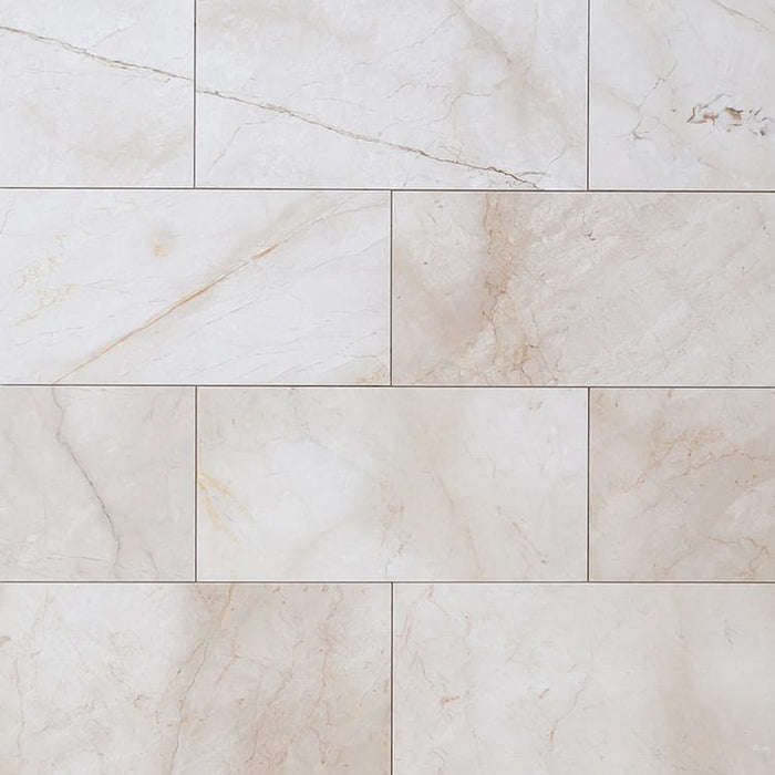 Calista Cream Light Beige Marble Floor and Wall Tile - Livfloors Collection