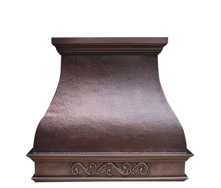 Copper Fireplace Hood Canopy
