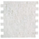 Carrara White Marble Split Face Brick Mosaic Wall Tile - Livfloors Collection