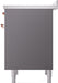 ILVE Nostalgie II 36 " Electric Range, Matte Graphite, Copper Trim UPI366NMPMGP ILVE