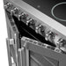 Forno Galiano 36 in. French Door Freestanding All Electric Range, Stainless Steel, FFSEL6917-36 Forno