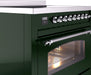 ILVE Nostalgie II 36 " Electric Range, Emerald Green, Chrome Trim UPI366NMPEGC ILVE