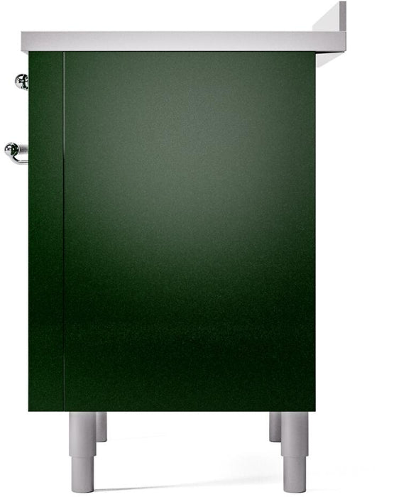 ILVE Nostalgie II 36 " Electric Range, Emerald Green, Chrome Trim UPI366NMPEGC ILVE