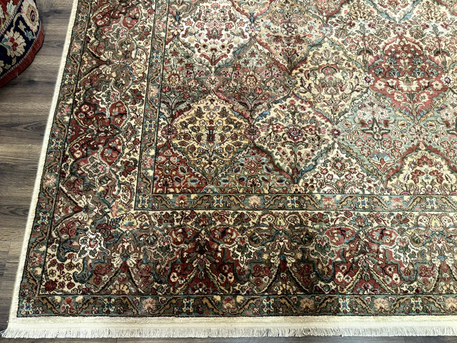 10x14 Karastan Empress Kirman Rug #700/719, Vintage Wool Discontinued Karastan
