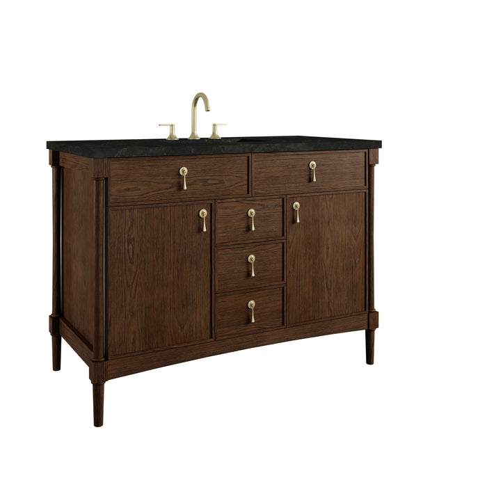 James Martin Kinnsden 48" Single Bathroom Vanity, Sable Oak