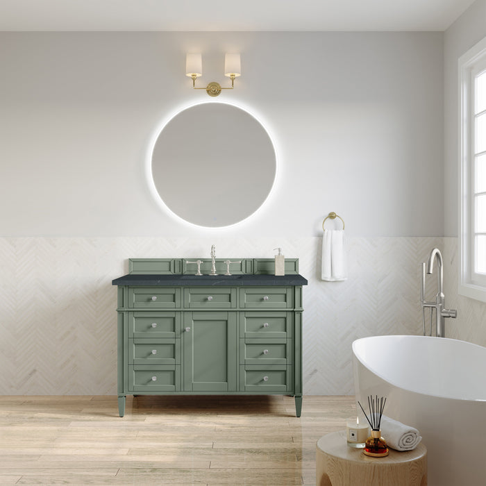 James Martin Brittany 48" Single Bathroom Vanity, Smokey Celadon