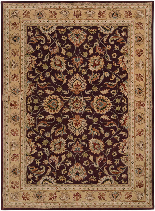 Cherryfield Burgundy 1024 Wool Area Rug