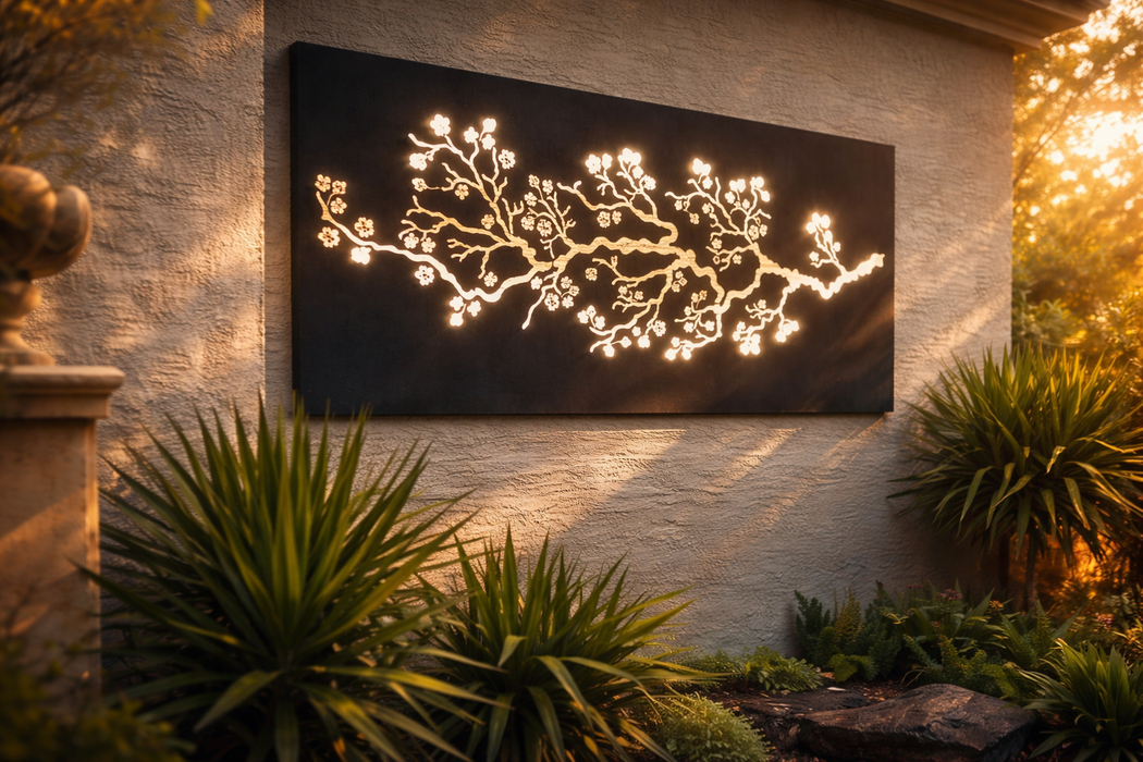Laser-Cut Cherry Blossom Panel - FREE SHIPPING