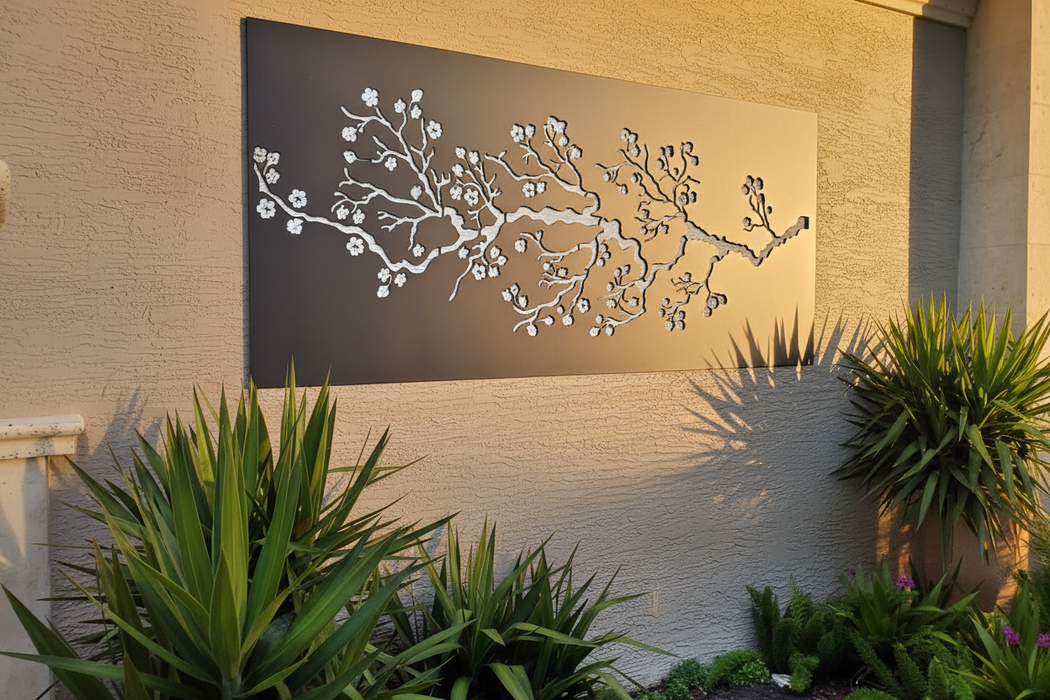 Laser-Cut Cherry Blossom Panel - FREE SHIPPING