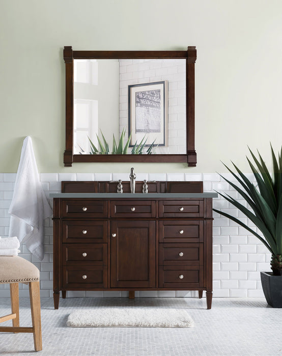 James Martin Brittany 48" Single Bathroom Vanity, Burnished Mahogany