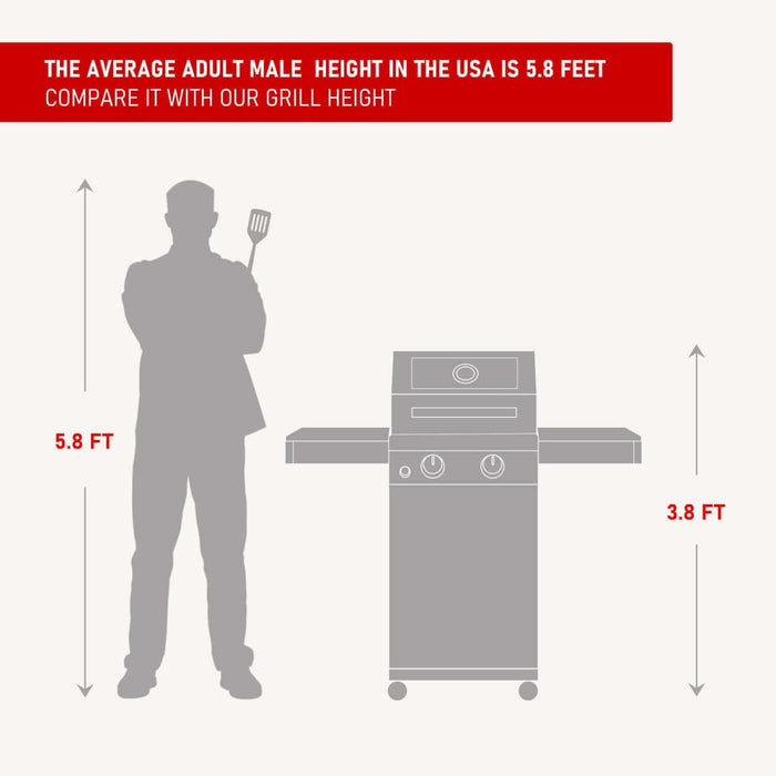 Classic 14633 | Stainless Propane Gas Grill