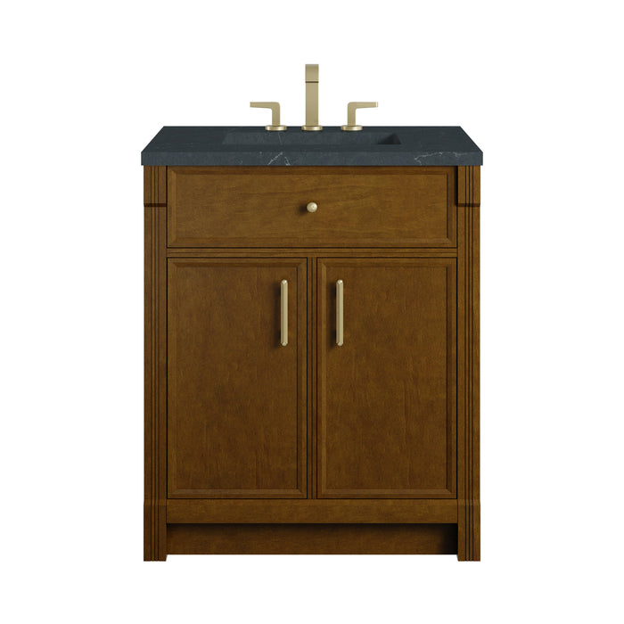 James Martin Bellshire 30" Single Bathroom Vanity, Honey Oak