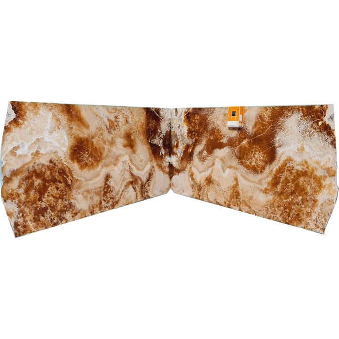 Cola Honey Onyx Translucent Bookmatching Slabs Polished - Livfloors Collection