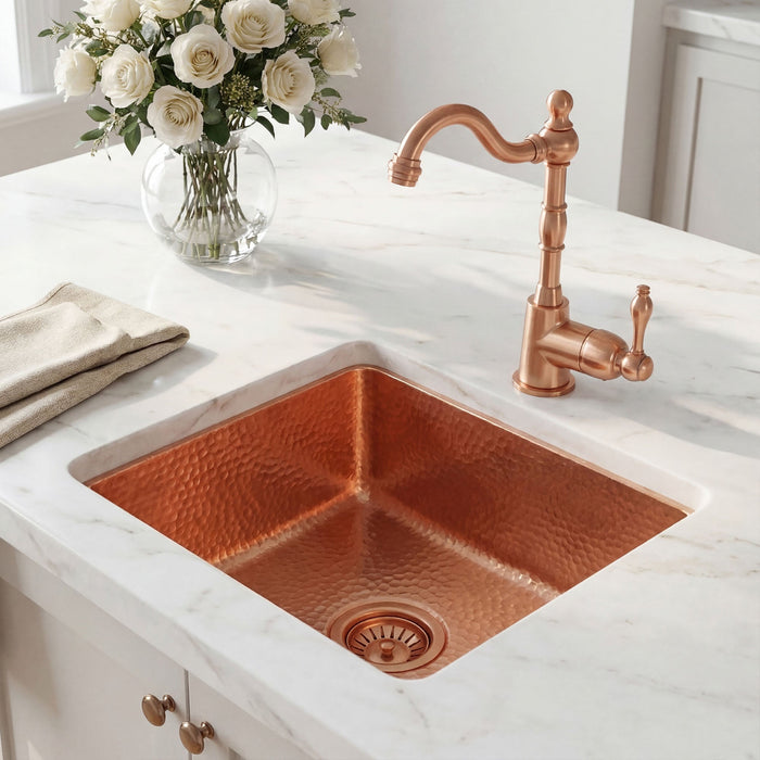 Akicon Custom Handmade Copper Bar Sink — AKS512-C