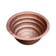 Akicon Custom Hammered Copper Bathroom Sink Artisan Copper Basin — AKS213-C