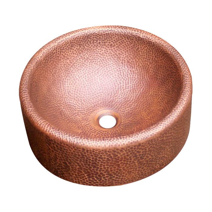 Akicon Custom Handmade Copper Bathroom Sink Handcrafted Vessel Sink — AKS203-C