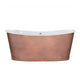 Akicon Custom Copper Ceramic Freestanding Bathtub Handmade Luxury Tub — AKB70006-C