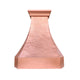 Wall Mounted Copper Vent Hood to Custom Kitchen